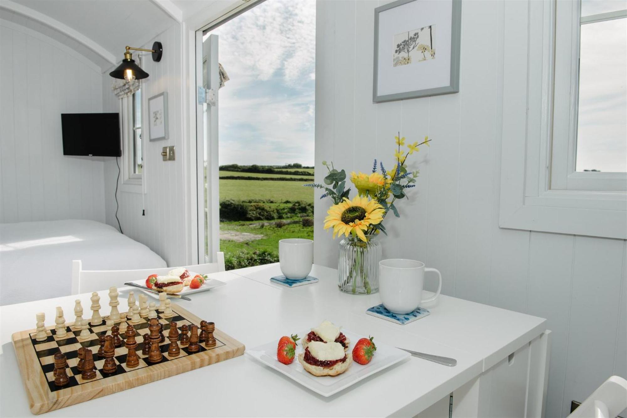Appartamento Shepherds Hut At Chenhall Farm Helston